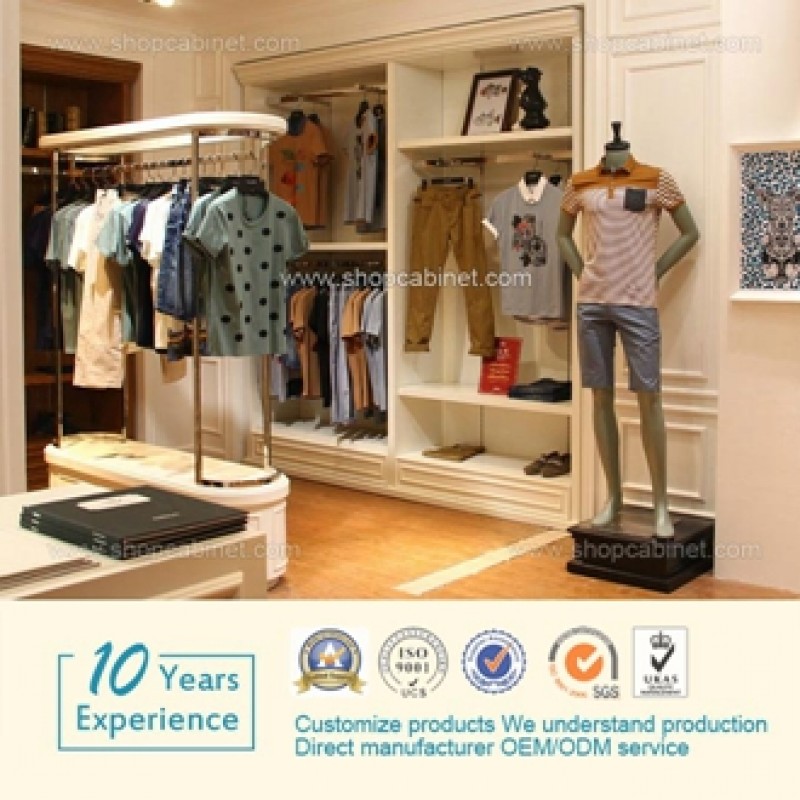 服装展示柜-服装展架