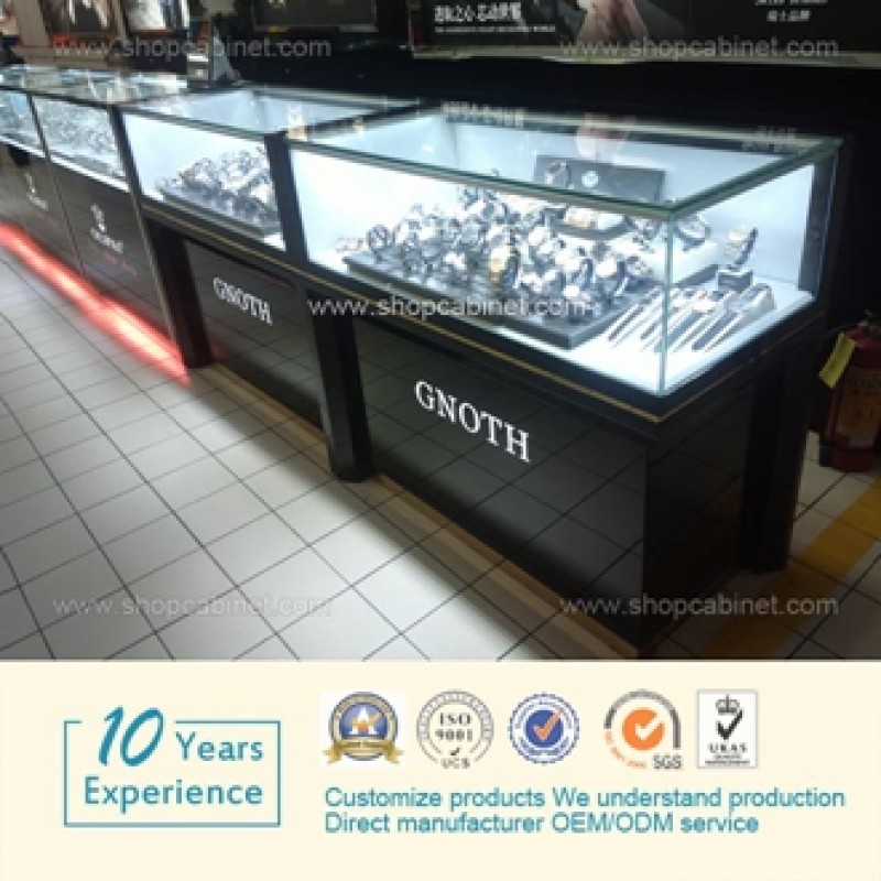 手表展柜-手表展架-玻璃手表展示柜1