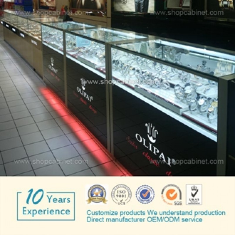 手表展柜-手表展架-玻璃手表展示柜2